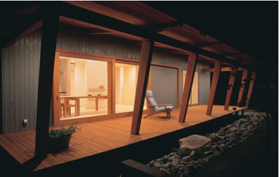 深い軒と大開口の家 彦根市　O HOUSE